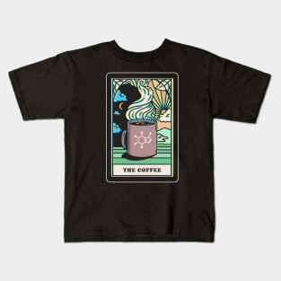 Tarot Cup of Coffee Kids T-Shirt